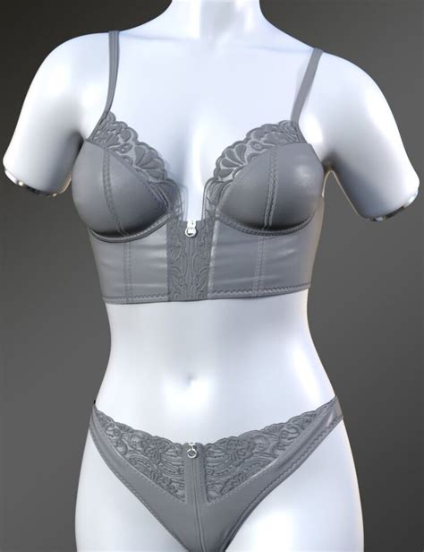 X Fashion Zip Front Lingerie For Genesis 9 Render State