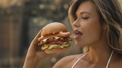 Samantha Hoopes Rocks A Stars Stripes Bikini In Carls Jr Commercial