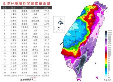 山陀兒登陸南台灣！最劇烈降雨熱區「落在新北、台東」氣象粉專揭秘了 生活新聞 Pchome Online 新聞