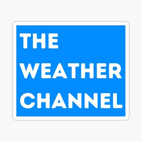 The Weather Channel Sticker For Sale By Tariqze Redbubble