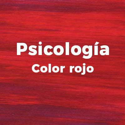 Psicolog A Del Color Rojo Gravstudio