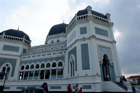 Medan, North Sumatera, Indonesia - November 30, 2021, Al Mashun Mosque, icon in Medan city ...