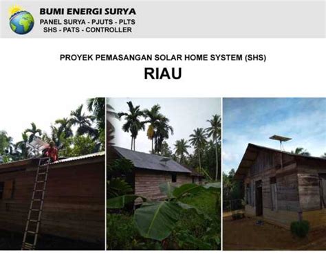 Pemasangan Pembangkit Listrik Tenaga Surya Bumi Energi Surya