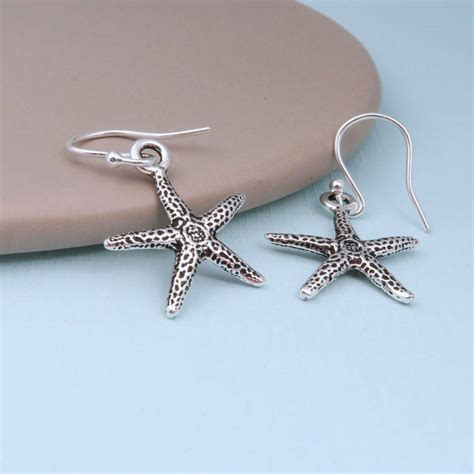 Silver Starfish Earrings By Wished For Notonthehighstreet