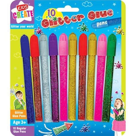 Glitter Glue Pens (10pk) | Party Delights