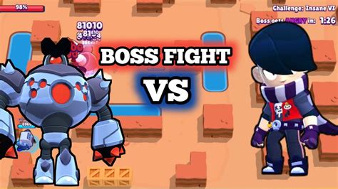 Brawl Stars Boss Fight Insane Level 4 Gameplay Can You Survive