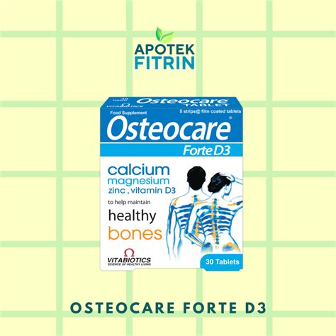 Jual OSTEOCARE FORTE D3 STRIP 6 TABLET Shopee Indonesia