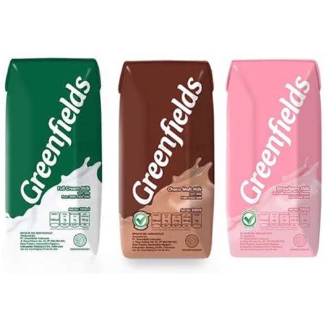 Jual Susu Greenfields Uht Ml Full Cream Coklat Strawberry