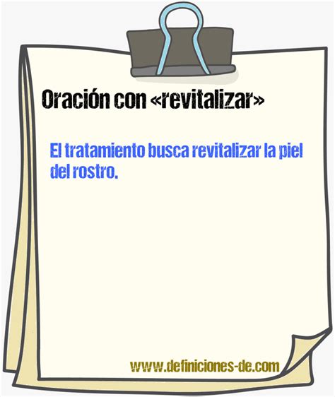 Oraciones Con Revitalizar