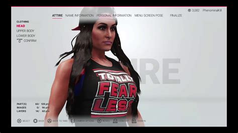 Nikki Bella WWE SuperStar Threads Attire Showcase WWE 2K19 YouTube