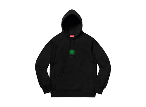 Supreme Apple Hooded Sweatshirt Blackを買うならスニーカーダンク