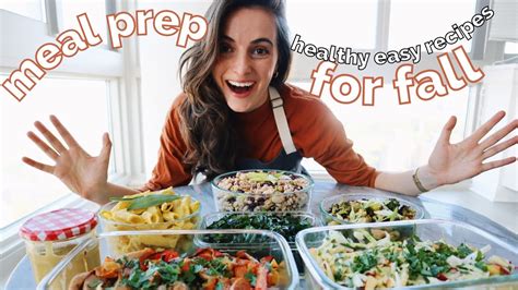 EASY FALL MEAL PREP Healthy Autumn Recipes And And A FREE Meal Prep