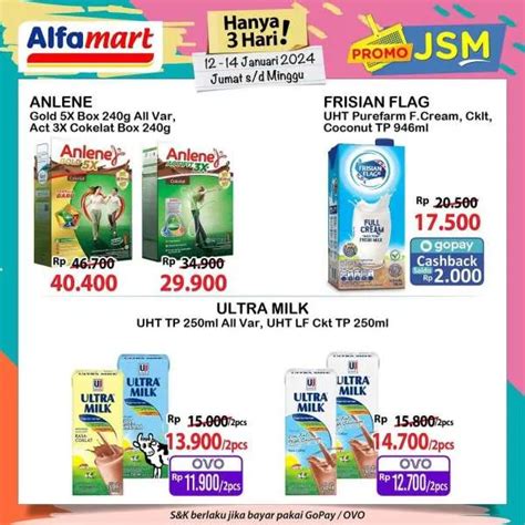 Murah Kebangetan Lurr Promo Jsm Alfamart Terbaru Periode Januari