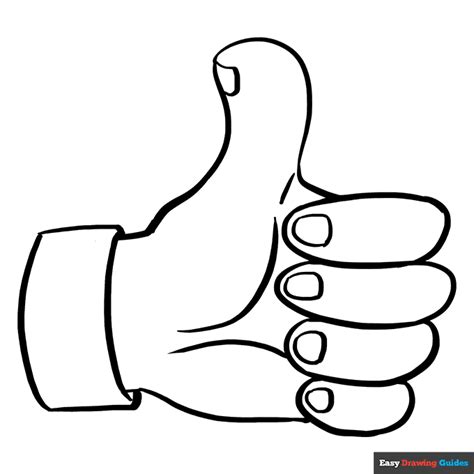 Hand Thumb Up Coloring Pages Sketch Coloring Page Porn Sex Picture