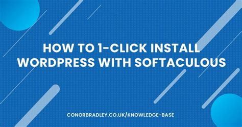 How To Click Install Wordpress With Softaculous