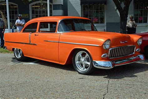 55 Chevrolet Bowtie Orange Classic Gm Hd Wallpaper Pxfuel