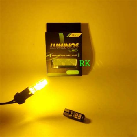 Jual Lampu Senja Led T10 Kuning Luminos Lampu Led T10 Kuning Shopee Indonesia