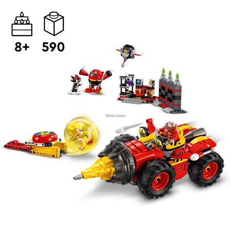 Lego 76999 Sonic Super Sonic Vs Egg Drillster Building Toy Set