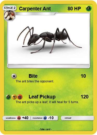 Pokémon Carpenter Ant 1 1 Bite My Pokemon Card