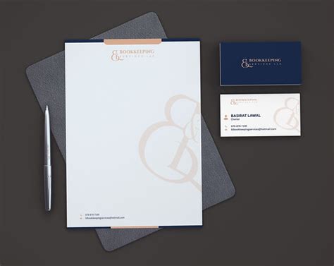 Bookkeeping Letterhead And Business Card Rahat Shareef Flickr