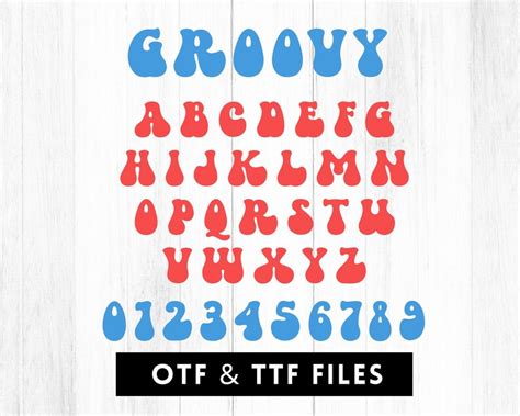 Groovy Font, Groovy Font Svg, Groovy Svg, Groovy Clipart, Halloween ...