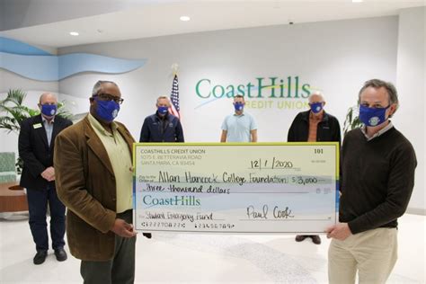 CoastHills Credit Union Delivers 10 500 Of Support To Local Causes For