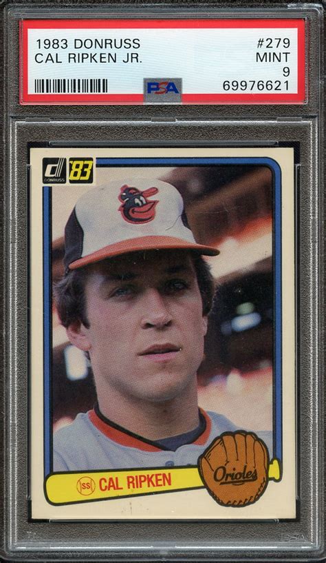 Lot Detail Donruss Cal Ripken Jr Psa Mint