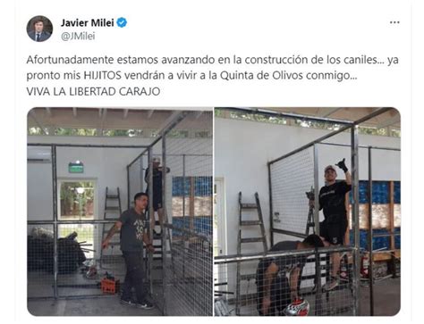 Javier Milei Revel Las Remodelaciones Que Inici En La Quinta De