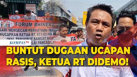 Buntut Dugaan Ucapan Rasis Saat Cekcok Dengan Pemilik Ruko Ketua Rt