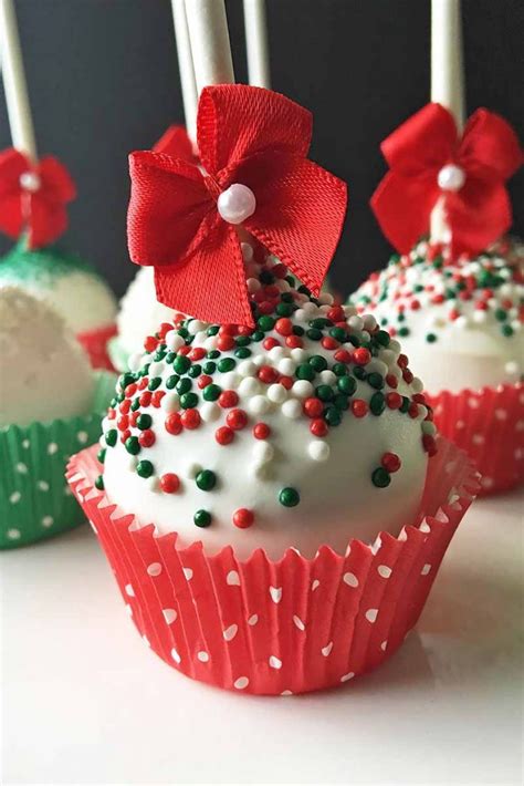 Festive Christmas Cake Pops Recipe For The Holidays Foodal