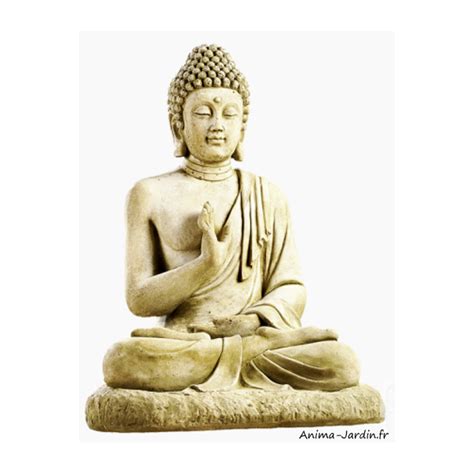 Bouddha hindou assis H 80 cm pierre reconstituée Hairie Grandon