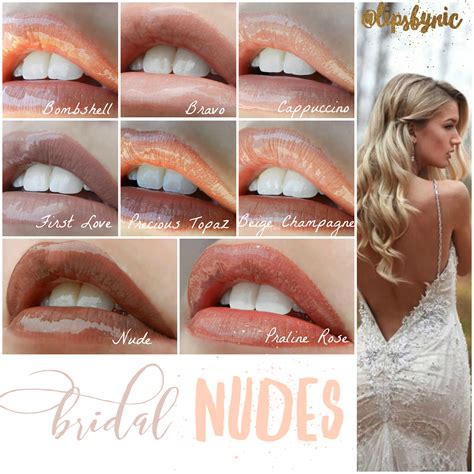 My Favorite Nude Lip Colors For Brides LipSense Is Perfect For Wedding