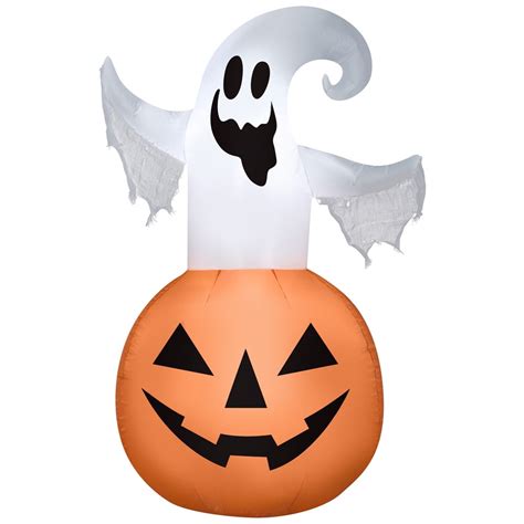 Airblown Inflatables 44ft Tall Halloween Inflatable Happy Ghost And