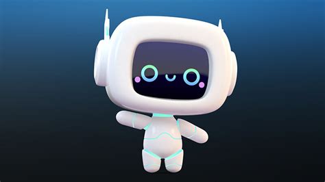 Cute Cartoon Robot Kotanko 3d Artofit