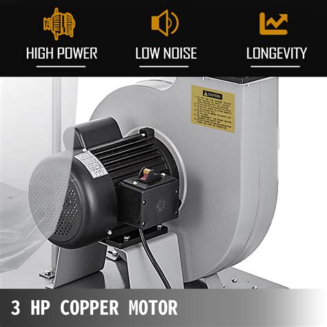 Vevor Industrial Dust Collector Wall Mountable Hp With