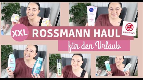 Xxl Rossmann Haul Neuheiten Urlaub Haushalt Fr Ulein Jasmin Youtube