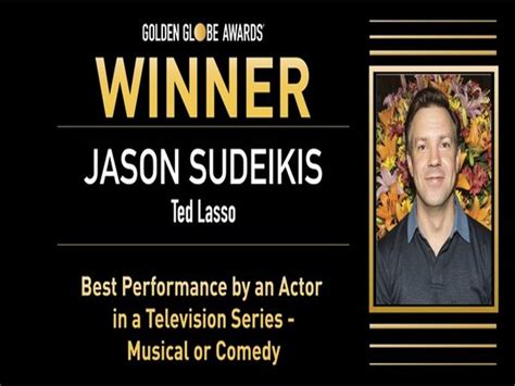 Jason Sudeikis wins his first-ever Golden Globe - The Daily Guardian