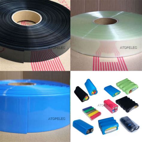 M Mm Wide Pvc Heat Shrink Tubing Wrap Lipo Li Ion Ni Cd Mh Rc