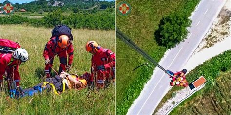 RADNA SUBOTA HGSS Split helikopterom spašavao muškarca s Mosora