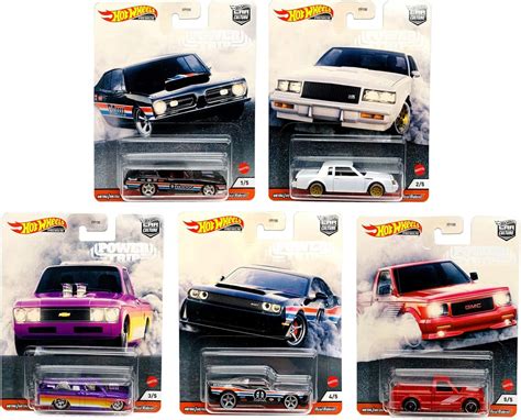 Amazon.com: Hot Wheels Premium Car Culture 2020 Power Trip Set of 5 ...