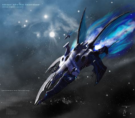 Eldar Shrike Bomber Finished Warhammer Art Art History Warhammer 40k