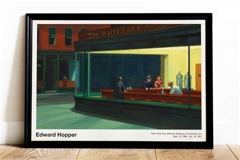 Prints Famous Painting Masterpiece American Realism Edward Hopper