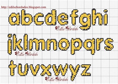 Cross Stitch Letters Abc Alphabet Hama Beads Spelling Stitch