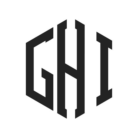 premium vector ghi logo design initial letter ghi monogram logo