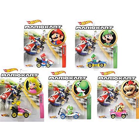 Hot Wheels Mario Kart Set Completo Miniaturas Universo Hot Wheels