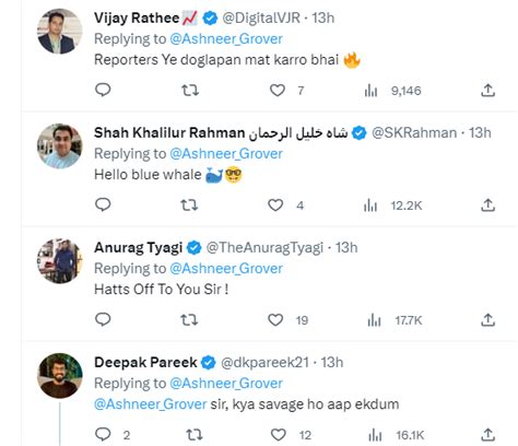 Ashneer Grover Takes A Savage Dig At Media Asks Them To Use A Better