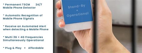 X•Guard Mobile Phone Detector - Automatic + Remote Device 