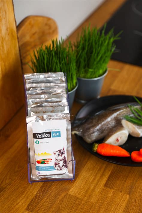 Yokka Cat Беззерновой натуральный консервированный корм (СУП) для котят ...