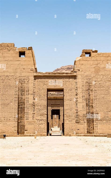 Templo de Medinet Habu Egipto Luxor El templo mortuorio de Ramsés III