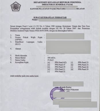 Detail Sppkp Surat Pengukuhan Pengusaha Kena Pajak Koleksi Nomer